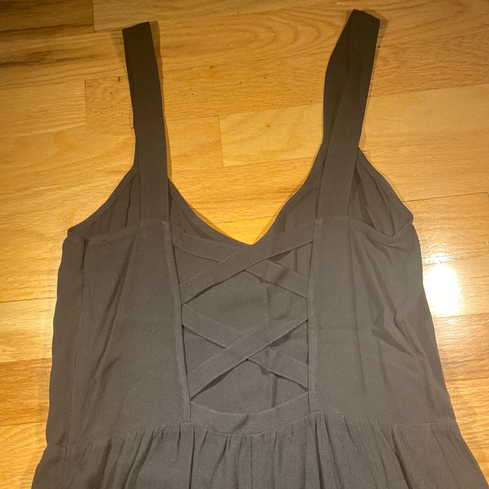 Express jumpsuit with Criss Cross backing